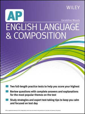 cover image of Wiley AP English Language and Composition